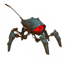 Spider Robot concept art from WildStar