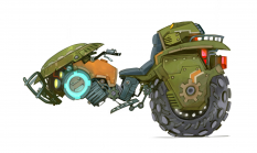 Hoverbike concept art from WildStar