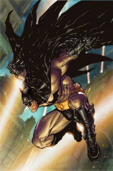 Batman comic art from Batman: Arkham City