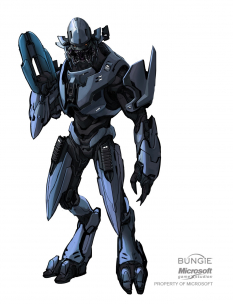 Elite concept art from Halo:Reach by Isaac Hannaford