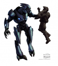 Elite concept art from Halo:Reach by Isaac Hannaford