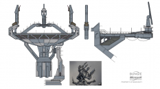 Outpost Radar concept art from Halo:Reach by Isaac Hannaford