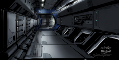 Spacestation concept art from Halo:Reach