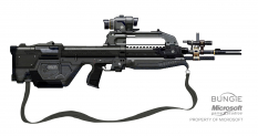 DMR concept art from Halo:Reach by Isaac Hannaford