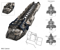 MAC Cannon concept art from Halo:Reach