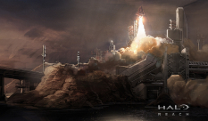Lift Off concept art from Halo:Reach