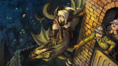 Dragon Riders concept art from Dragon's Crown