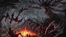 Tree Tumult concept art from Dragon's Crown
