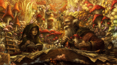Fungie Researchers concept art from Dragon's Crown