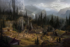 Haven concept art from Dragon Age: Origins
