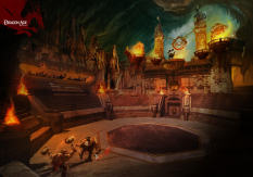 Orzammar concept art from Dragon Age: Origins