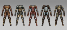 Medium Male Armor concept art from Dragon Age: Origins