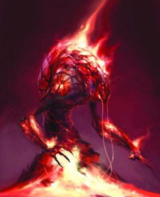 Rage Demon concept art from Dragon Age: Origins