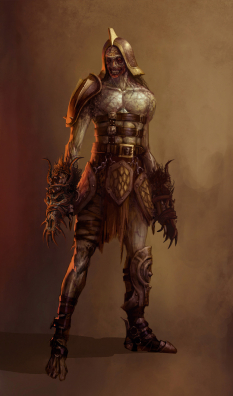 Devouring Corpse concept art from Dragon Age: Origins