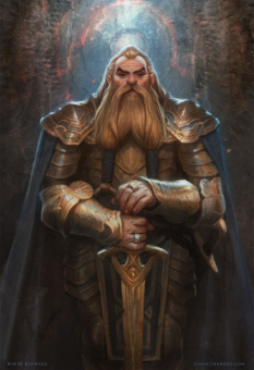 Dwarf Noble Clean concept art from Dragon Age: Origins