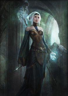 Mage Clean concept art from Dragon Age: Origins
