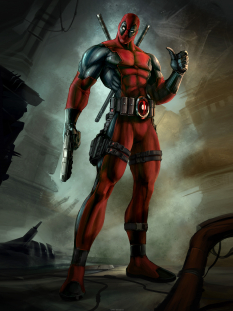 Deadpool concept art from Deadpool