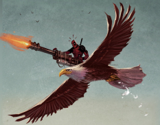 Attack Bird concept art from Deadpool by Jose Emroca Flores