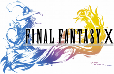 Logo With Title concept art from Final Fantasy X by Yoshitaka Amano
