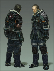 Rival Contractor concept art from Lost Planet 3 by Kevin Chen