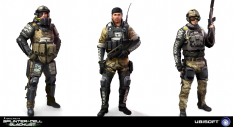 Mercenary concept art from Splinter Cell: Blacklist by Bruno Gauthier Leblanc