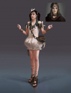 Character Concept art from Dark Souls II