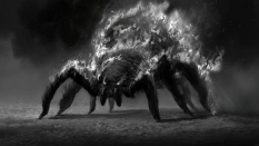 Demon Concept art from Dark Souls II