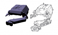 Compare To Comp concept art from Homeworld 2 by Rob Cunningham