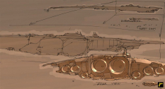 It's Really, Really Big, Whatever It Is concept art from Homeworld 2 by Rob Cunningham