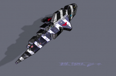 Vaygr Fighter concept art from Homeworld 2 by Rob Cunningham