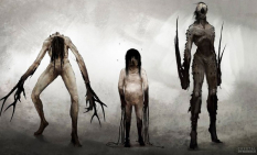 Monsters concept art from Tomb Raider 2013