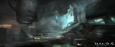 Infinity Engine concept art from Halo 4 by Goran Bukvic