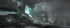 Infinity Engine concept art from Halo 4 by Goran Bukvic