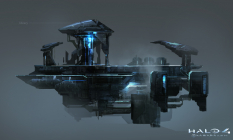 Sentinel Factory concept art from Halo 4 by Goran Bukvic