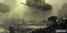 Andromeda concept art from Hawken by Khang Le