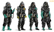 Scientists concept art from Killzone 3 by Andrejs Skuja