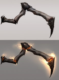 Ares Claws concept art from God of War: Ascension by Anthony Jones