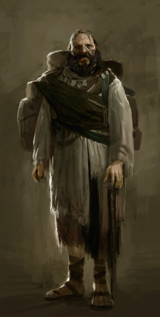 Civilian concept art from God of War: Ascension by Anthony Jones
