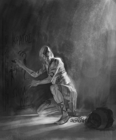 The Scribe Of Hecatonchires concept art from God of War: Ascension by Eric Ryan