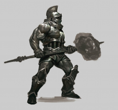 Brute concept art from God of War: Ascension by Anthony Jones