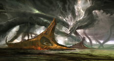 Leviathan concept art from God of War: Ascension by Cecil Kim