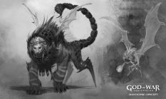 Manticore concept art from God of War: Ascension