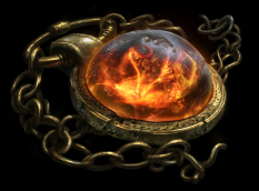Aletheia's Charm concept art from God of War: Ascension by Cliff Childs