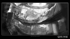 Hecatonchires in Action concept art from God of War: Ascension by Cecil Kim