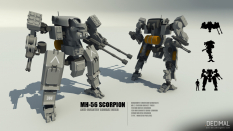 MH-56 Scorpion concept art from .DECIMAL