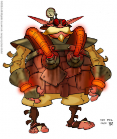 Red Sage concept art from Jak and Daxter: The Precursor Legacy by Bob Rafei