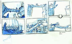 Bone Bridge concept art from Jak and Daxter: The Precursor Legacy by Bob Rafei