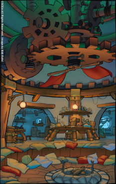 Mayor Hut concept art from Jak and Daxter: The Precursor Legacy by Bob Rafei
