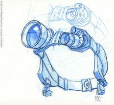 Head Gear concept art from Jak and Daxter: The Precursor Legacy by Bob Rafei