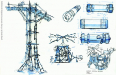 Loading Machine concept art from Jak and Daxter: The Precursor Legacy by Bob Rafei